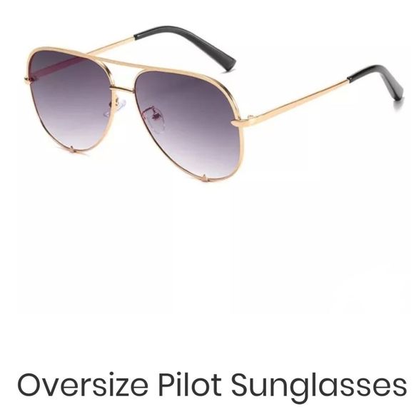 0VERSIZED PILOTS SUNGLASSES 🕶 - Picture 2 of 7